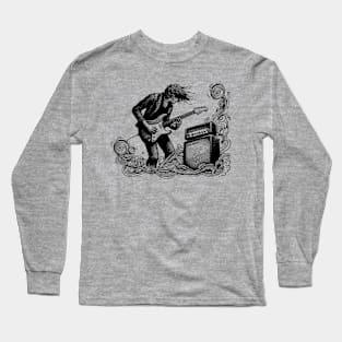 Rock Star Fog Machine | Gifts for Guitar Players Tee Long Sleeve T-Shirt